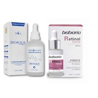 Serum Ácido Hialurónico 100 ml - Bioaqua + Serum Facial Retinol - Babaria
